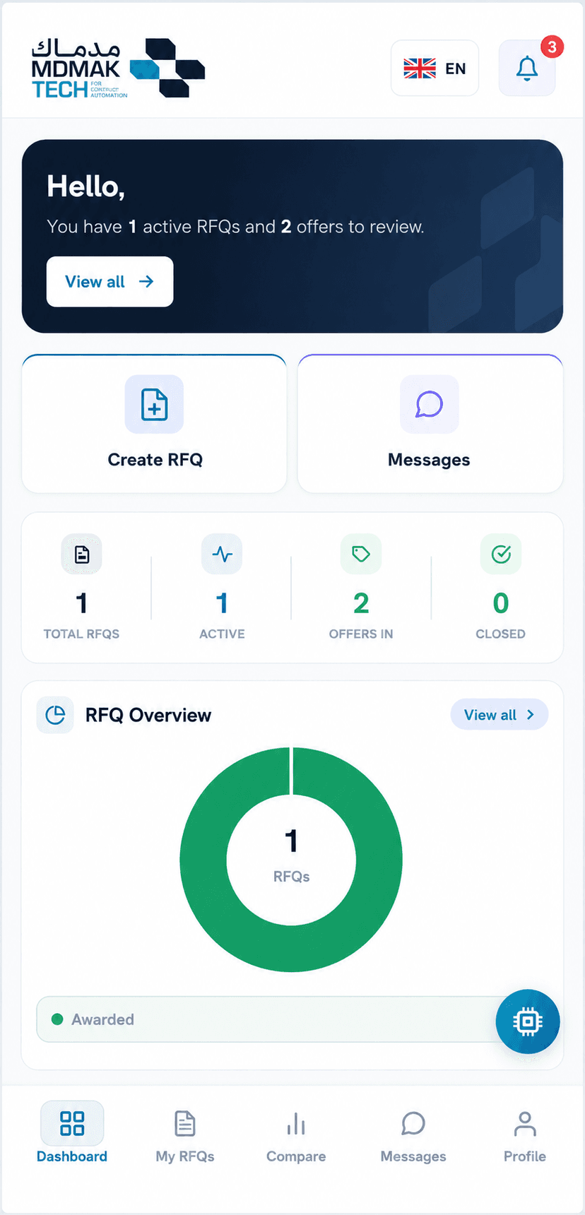 Contractor App — Mdmak Tech